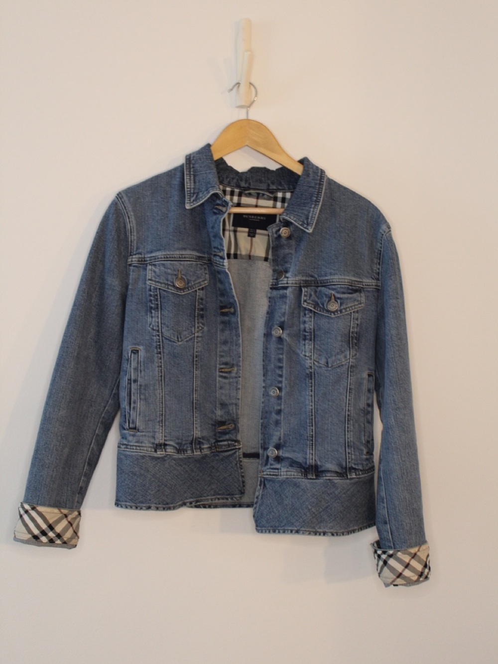 Burberry Jean Jacket sz 10, rarely worn